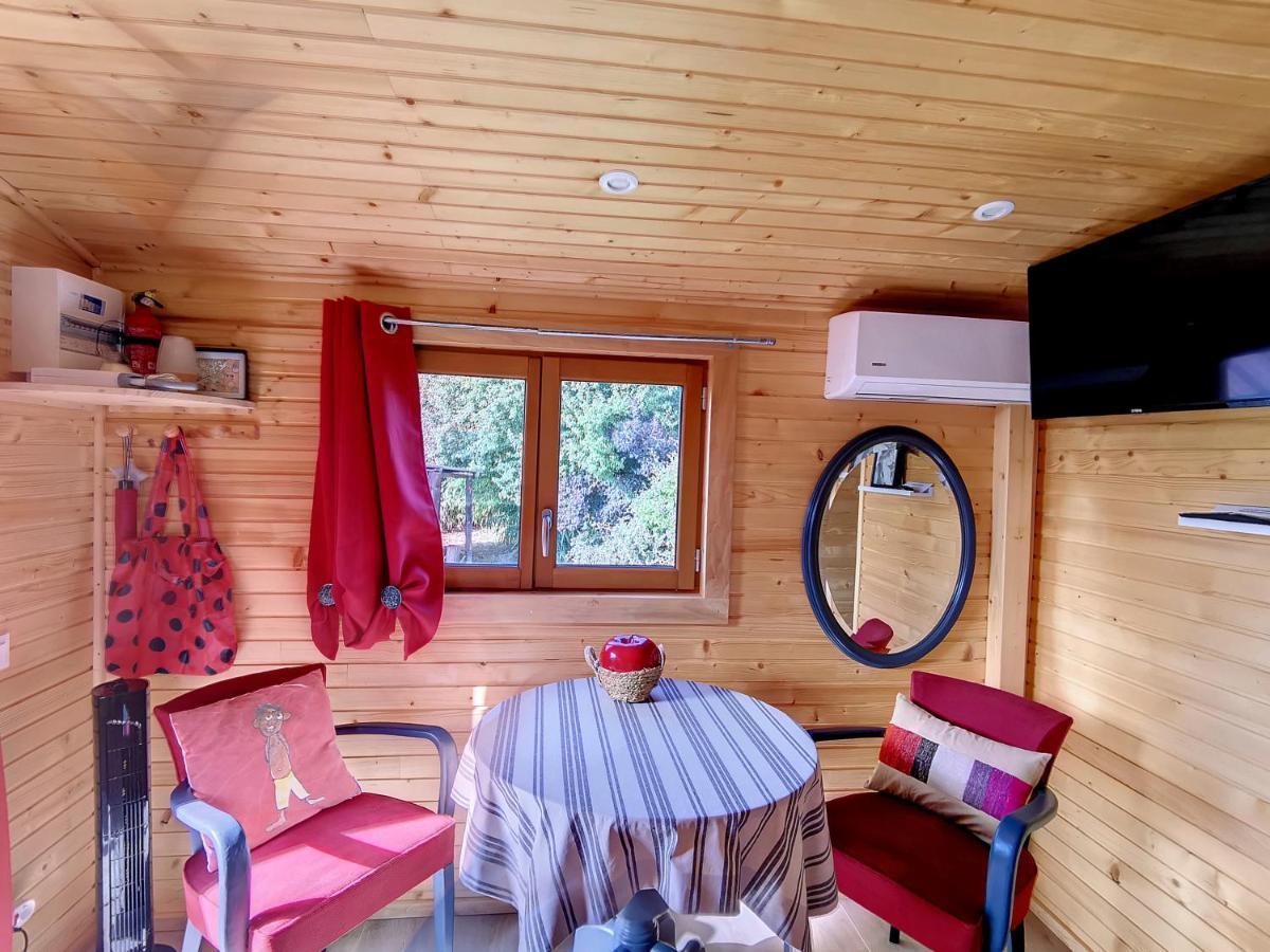 La Roulotte Du Cagire - 4 Pers - Pyrenees Villeneuve-de-Rivière Exterior foto