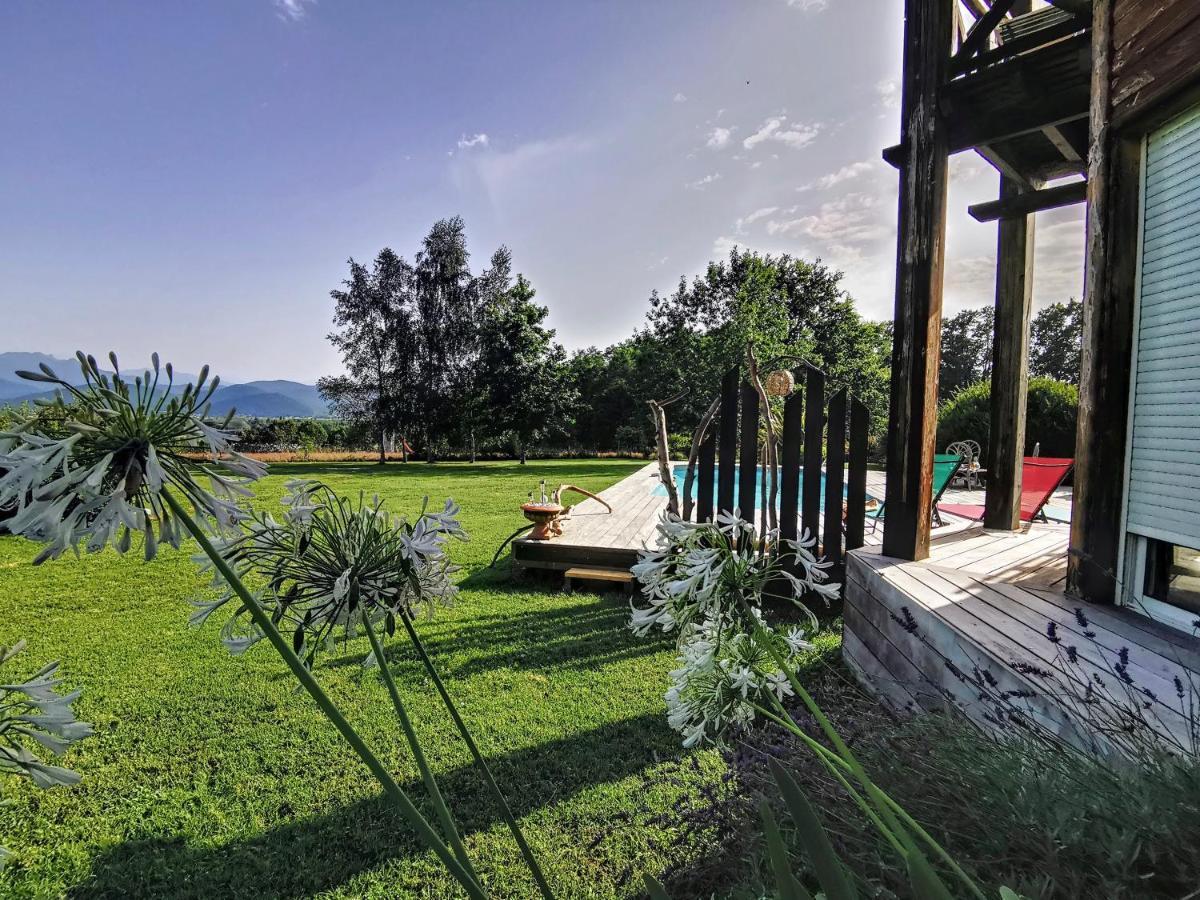 La Roulotte Du Cagire - 4 Pers - Pyrenees Villeneuve-de-Rivière Exterior foto